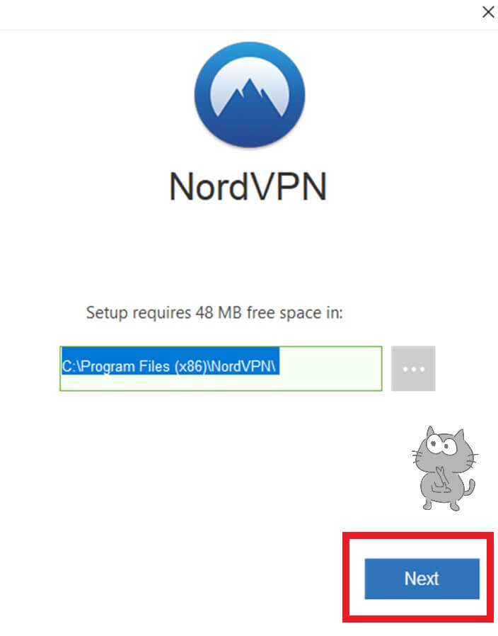 nordvpnのファイルを保存