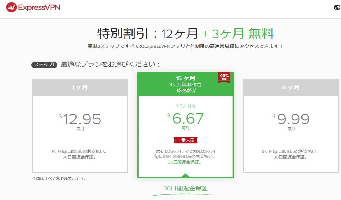 expressVPNのBlack Friday